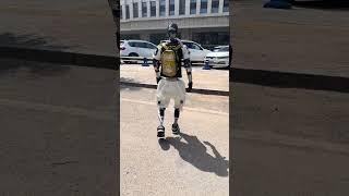 Encountering a robot on the road#robot #funny #fun #daily