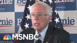 Bernie Sanders Hopes To Focus On 'Issue Oriented Campaign' | Katy Tur | MSNBC