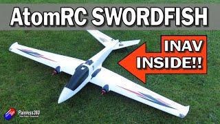 First Look!! AtomRC Swordfish: 1.2m twin designed for modern FPV and comes with INAV!