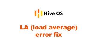 p106 100 LA load average fix HiveOS