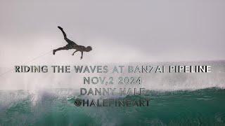 Riding the Waves at Banzai Pipeline, SURF November 2, 2024