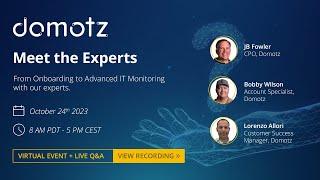 Meet the Experts - from Onboarding to Advanced IT Monitoring with our experts