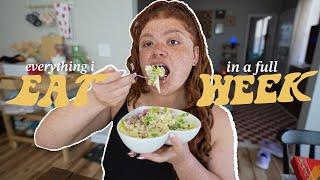What I eat in a WEEK + grocery haul!