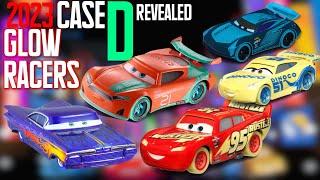 Mattel Disney Cars 2023 Glow Racers Case D COMPLETE Contents - Ryan Laney, Ramone, Jackson, McQueen