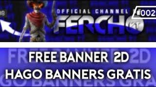 Speed Art: Banner 2D Cartoon GRATIS para "Fercho YT" #002 | Hago Banners Gratis