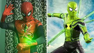 Spider Man Finds Ben 10 Ultimatrix + Ultimate Transformation |