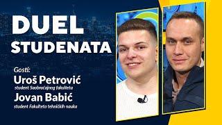 BEZ CENZURE | Duel studenata | Uroš Petrović i Jovan Babić