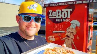 Would YOU Eat A 3 Min Pizza From A PIZZA ATM? New ZaBOT Pizza ROBOT