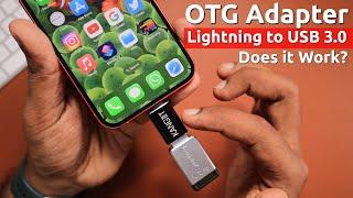 OTG Adapter for iPhone and iPad  Lightning to USB 3.0 | Review