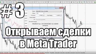 Урок 3. Как открывать сделки и отложенные ордера в MetaTrader?