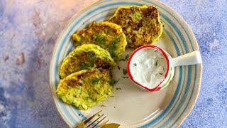 Learn How to Make Ukrainian-Style Zucchini Pancakes | Crispy Fried Oladky Recipe