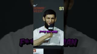  KHAMZAT CHIMAEV GOES OFF ON REPORTER AT UFC 308 PRESS CONFERENCE