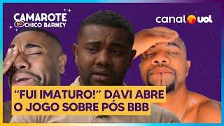 Davi Brito com Chico Barney: ex-BBB assume erro em pós polêmico, mas diz que Globo largou sua mão