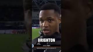 Ansu Fati speaking English  #brighton #ajax #ansufati #europaleague #shorts #barca