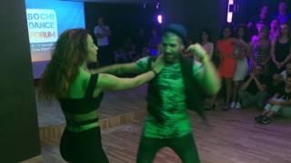 Oleg Sokolov & Marta Khanna (Salsa presentation, Sochi Dance Forum 2016)