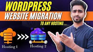 How to Migrate WordPress Website to New Hosting | WordPress Migration to Any Hosting #blogging