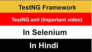 Detailed structure of TestNG xml file | TestNG | Testing Framework | @TechiePraveen