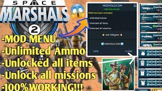 SPACE MARSHALS 2 MOD MENU APK. Unlimited Ammo,Unlock All items Unlock All missions (Android) Games