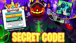 Pull A Sword ALL SECRET HALLOWEEN CODES + HYDRA BOSS!?