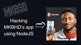 MKBHD Panels app exposed using NodeJS #mkbhd #nodejs