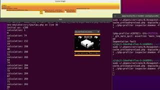 (php-terminal-nes-emulator + PHP7.4 + FFI + SDL + parallel) + (php-profiler + GTK)