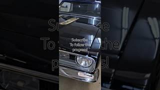 Hurst Theme 1968 #hemi #barracuda convert #Gen3 6.4  #sixspeed #mopar #blackcar  #carprojects