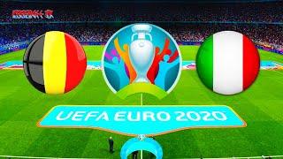 PES 2021 - Belgium vs Italy - UEFA EURO 2020 - Gameplay Match PC