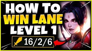 RIVEN'S LV.1 STRATEGY WORKS PERFECTLY IN SEASON 12 (USE THIS) - Riven TOP Gameplay Guide S12