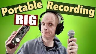 How To Make A Portable Recording Studio - Portable recording rig....in a bag!
