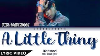 Peck Palitchoke (เป๊ก ผลิตโชค) - A Little Thing l (Thai/Rom/Eng) Lyric Video