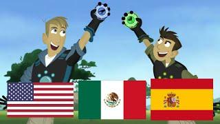 Aventuras con los Kratt  Intro - Inglés vs Latino vs Español