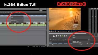 EDIUS 8 News test 4k vs Edius 7.5.192