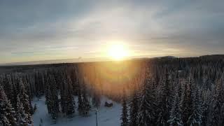 FPV Drone Winter Footage of Fairbanks, Alaska (2021)