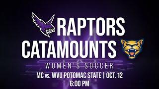 Montgomery College Raptors Women's Soccer vs WVU Potomac State Catamounts