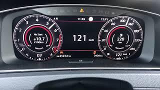 Golf 7 GTI 2019 245PS OPF Stage 1 300PS/440NM K-Fahrzeugtechnik Leistungssteigerungen 100-200km/h