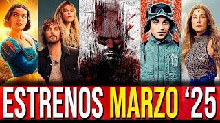 Mejores Estrenos de Marzo 2025 en Netflix, HBO, Amazon Prime Video, Disney+ y Cines