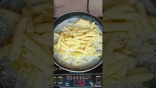 white sauce pasta #shorts#food2fuel #easy #ytshorts