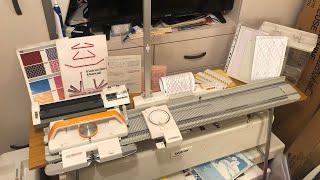 The Knitmaster MK70: The Folding Flat Bed Knitting Machine!