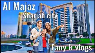 Al Majaz city Sharjah, Al Majaz outside tour #fanykvlog