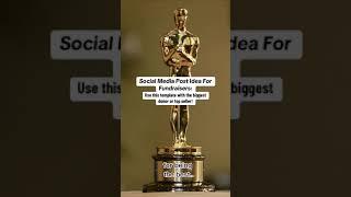 Easy Social Media Post Idea For Fundraisers: Oscars 2025