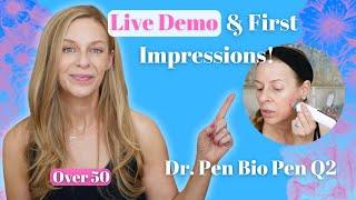 Hands On With Latest In Microneedling Tech | Demo, First Impressions, & Tips! | Dr. Pen BioPen Q2