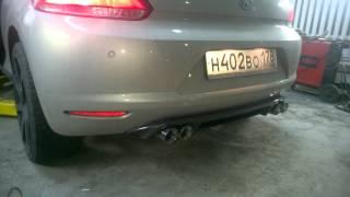 W scirocco custom выхлоп 1.4 t.