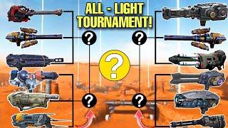  ALL LIGHT WEAPONS TOURNAMENT! || WAR ROBOTS WR || BEST HEAVY CHAMPIONSHIP! ||