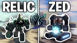 The RELIC vs The ZED: The Strongest Spawner Towers in TDX! (Roblox)