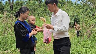 The first time the mute mother was fed, because the kind man loved her