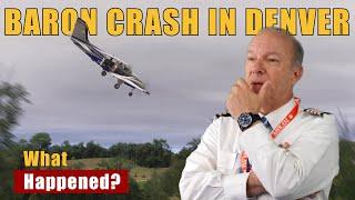 Baron Crash in Denver: How a Door Popping Open Turned Deadly