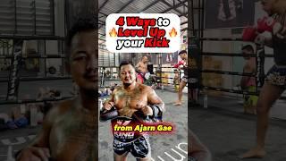 Muay Thai kick from the legend Trainer Gae