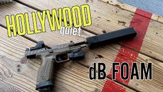 dB Foam: Make Your Pistol Suppressors Hollywood Quiet