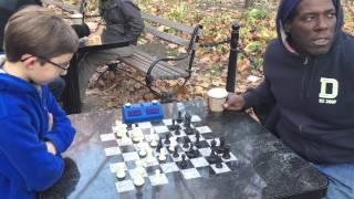 Washington Square Chess Hustling - John Beats Cornbread TWICE