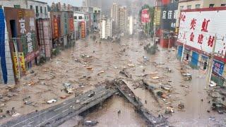 The disaster in China is getting out of control! Floods is increasingly widespread in Nanyang